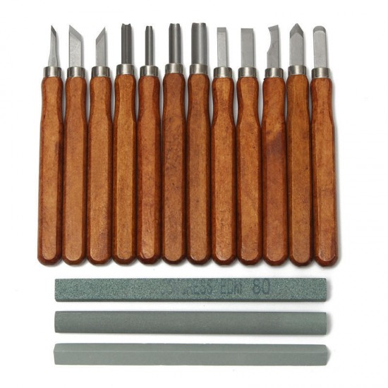 15Pcs Woodcut DIY Engrave Hand Wood Carving Tool Chisel Wood Working Graver 15Pcs Woodcut DIY Engrave Hand Wood Carving Tool Chisel Wood Working Graver