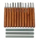 15Pcs Woodcut DIY Engrave Hand Wood Carving Tool Chisel Wood Working Graver 15Pcs Woodcut DIY Engrave Hand Wood Carving Tool Chisel Wood Working Graver