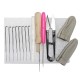 15pcs Kit Wool Felt Tools Needle Felting Starter Kit Mat Scissors Needle 15pcs Kit Wool Felt Tools Needle Felting Starter Kit Mat Scissors Needle