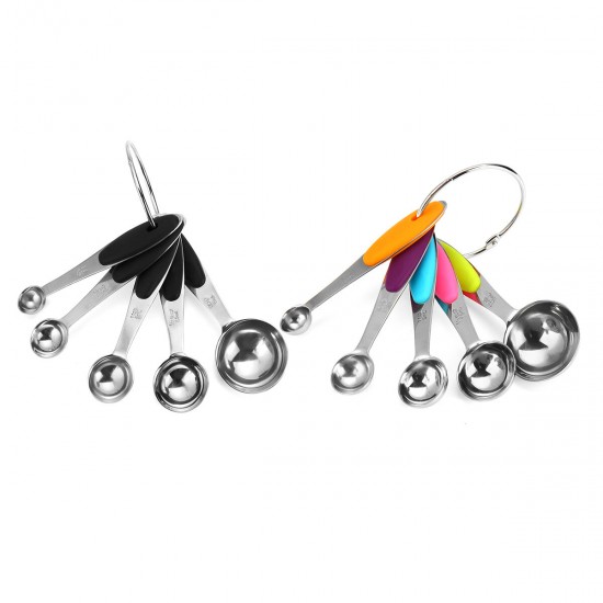 16PCS Silicone Handle Stainless Steel Measuring Cup & Magnetic Measuring Spoon 16PCS Silicone Handle Stainless Steel Measuring Cup & Magnetic Measuring Spoon