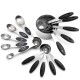16PCS Silicone Handle Stainless Steel Measuring Cup & Magnetic Measuring Spoon 16PCS Silicone Handle Stainless Steel Measuring Cup & Magnetic Measuring Spoon