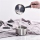 16PCS Silicone Handle Stainless Steel Measuring Cup & Magnetic Measuring Spoon