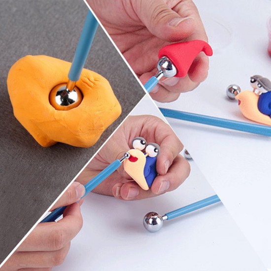 16Pcs DIY Dotting Tools Ball Styluses Rolled Rob Panel Kit For Mandala Painting