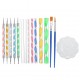 16Pcs Mandala Dotting Tools Set Rock Painting Kit Nail Art Pen Paint Stencil 16Pcs Mandala Dotting Tools Set Rock Painting Kit Nail Art Pen Paint Stencil
