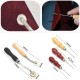 17pcs Leather Carft Hand Stitching Sewing Tool Set Kit Thread Awl Waxed Thimble