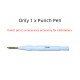 1PCS Plastic Punch Needle Embroidery Pen Set Adjustable Punch Needle Weaving Tool Interchangeable Punch Needle