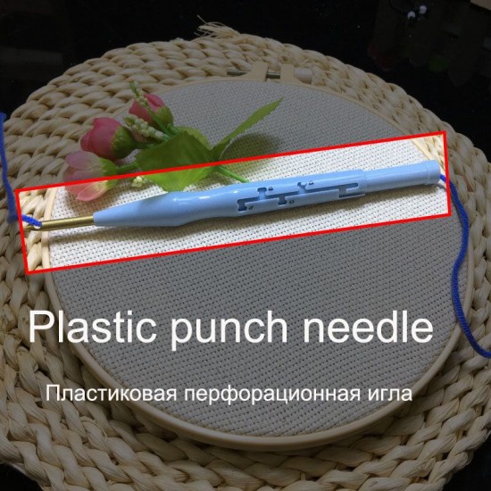 1PCS Plastic Punch Needle Embroidery Pen Set Adjustable Punch Needle Weaving Tool Interchangeable Punch Needle 1PCS Plastic Punch Needle Embroidery Pen Set Adjustable Punch Needle Weaving Tool Interchangeable Punch Needle