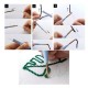 1PCS Plastic Punch Needle Embroidery Pen Set Adjustable Punch Needle Weaving Tool Interchangeable Punch Needle