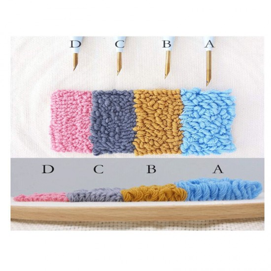 1PCS Plastic Punch Needle Embroidery Pen Set Adjustable Punch Needle Weaving Tool Interchangeable Punch Needle 1PCS Plastic Punch Needle Embroidery Pen Set Adjustable Punch Needle Weaving Tool Interchangeable Punch Needle