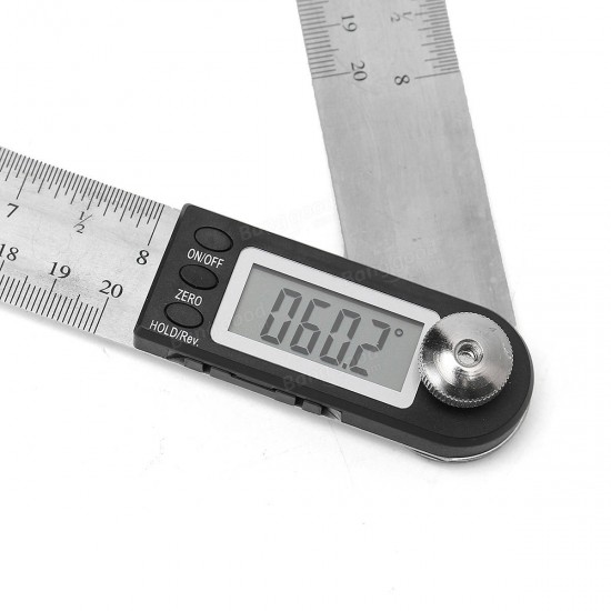 200MM Stainless Steel Electronic Ruler Scale Angle Calipers Digital Display Ruler