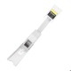 200cm Roll Ruler Wall Mounted Height Stadiometer Measure Metering Tape Tool White