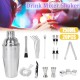 20PCS 750ml Stainless Steel Cocktail Shaker Mixer Drink Set Bartender Bar Party