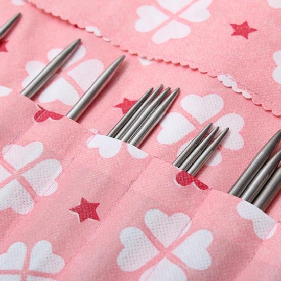 22 Slots Crochet Hook Knitting Needle Case Sewing Supplies 22 Slots Crochet Hook Knitting Needle Case Sewing Supplies