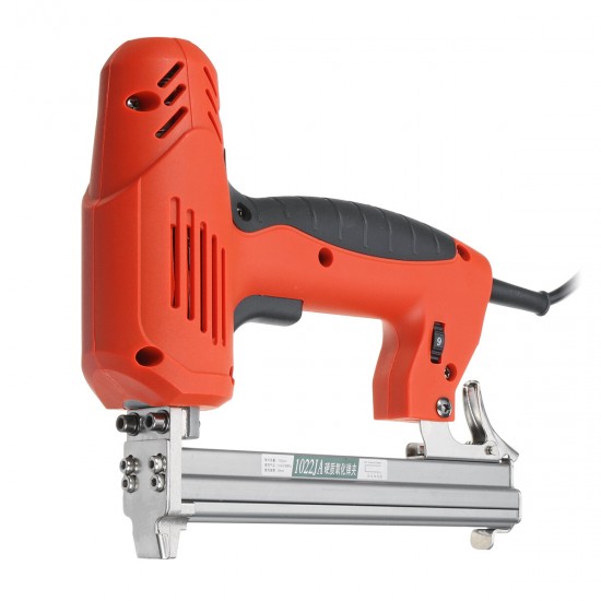 220V Electric Brad Nail U Type Staple Dual-Use StapleWoodworking Tools-Red 220V Electric Brad Nail U Type Staple Dual-Use StapleWoodworking Tools-Red