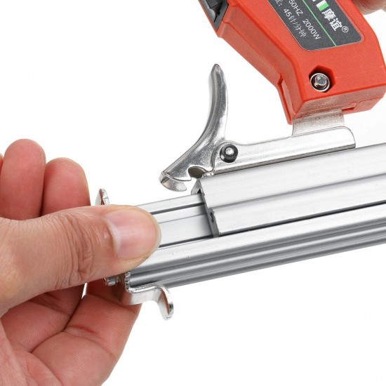 220V Electric Brad Nail U Type Staple Dual-Use StapleWoodworking Tools-Red 220V Electric Brad Nail U Type Staple Dual-Use StapleWoodworking Tools-Red
