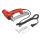 220V Electric Brad Nail U Type Staple Dual-Use StapleWoodworking Tools-Red