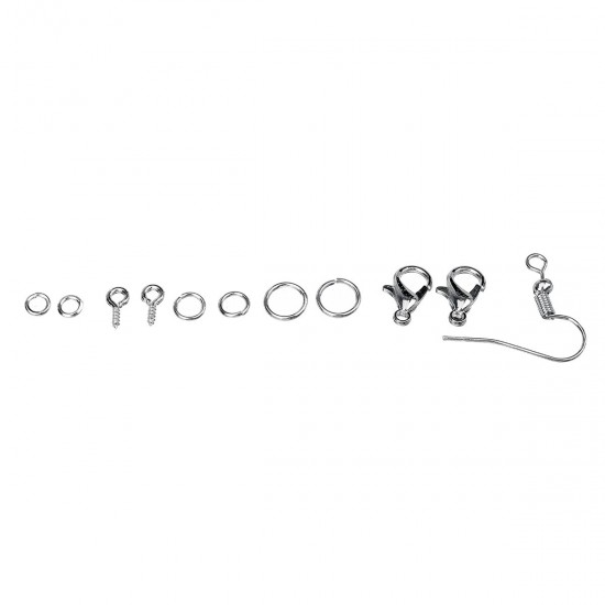 24 Grid 3000Pcs Mixed Color Repair Metal Jewelry DIY Craft Supplies Set 24 Grid 3000Pcs Mixed Color Repair Metal Jewelry DIY Craft Supplies Set