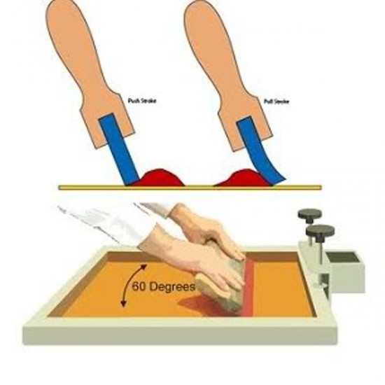 24cm Printing Squeegee Blade 65 Duro Durometer-Screen Scraper