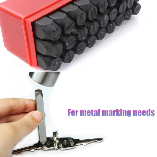 27pcs Stamps Letters Set Punch Steel Metal Die Tool Case Craft 27pcs Stamps Letters Set Punch Steel Metal Die Tool Case Craft