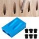 28PCS Woodworking Dowel Hole Locator 15° Angle Hand Drill Guide Positioner Puncher