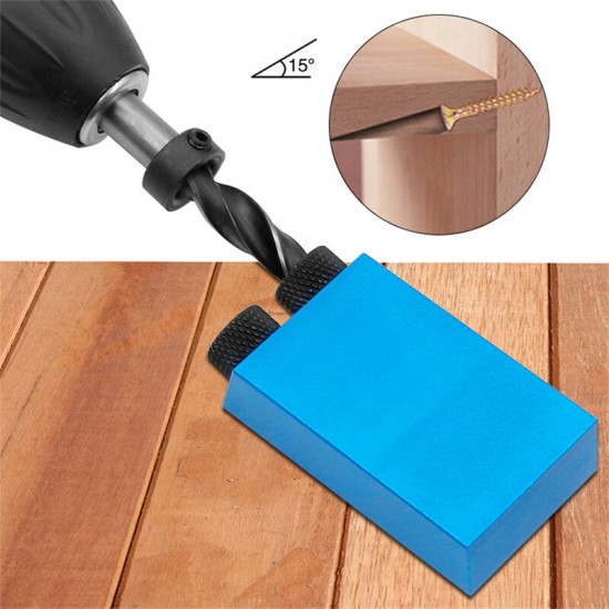 28PCS Woodworking Dowel Hole Locator 15° Angle Hand Drill Guide Positioner Puncher 28PCS Woodworking Dowel Hole Locator 15° Angle Hand Drill Guide Positioner Puncher