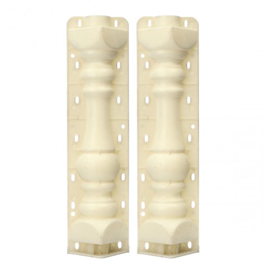 2Pcs 60cm Balustrades Molds DIY Mould for Concrete Plaster Cement Garden Decor 2Pcs 60cm Balustrades Molds DIY Mould for Concrete Plaster Cement Garden Decor