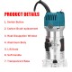 3000W Electric Handheld Trimmer Woodworking Palm Router Laminate Trimmer Tools