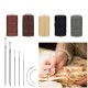 33Pcs Professional Leather Craft Working Tools Kit for Hand Sewing Punch Thread 33Pcs Professional Leather Craft Working Tools Kit for Hand Sewing Punch Thread