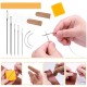 33Pcs Professional Leather Craft Working Tools Kit for Hand Sewing Punch Thread