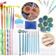 36 Pcs DIY Mandala Dotting Tools Rock Painting Kits Dot Art Pen Paint Stencil 36 Pcs DIY Mandala Dotting Tools Rock Painting Kits Dot Art Pen Paint Stencil