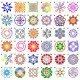 36/56Pcs Mandala Stencils Home Decoration Drawing Painting Template Rocks Wood