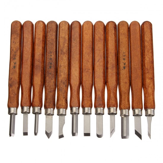 3/8/12Pcs Wood Carving Chisel Tool Set Wood Working Professional Gouges