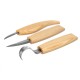 3Pcs Spoon Wood Carving Whittling Chisel Woodworking Cutter DIY Hand Tool 3Pcs Spoon Wood Carving Whittling Chisel Woodworking Cutter DIY Hand Tool