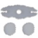3Pcs/set Rack Tray Silicone Mold + Coaster Moulds Glass Goblet Holder Epoxy Resin Molds DIY Craft 3Pcs/set Rack Tray Silicone Mold + Coaster Moulds Glass Goblet Holder Epoxy Resin Molds DIY Craft