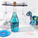 3Pcs/set Rack Tray Silicone Mold + Coaster Moulds Glass Goblet Holder Epoxy Resin Molds DIY Craft