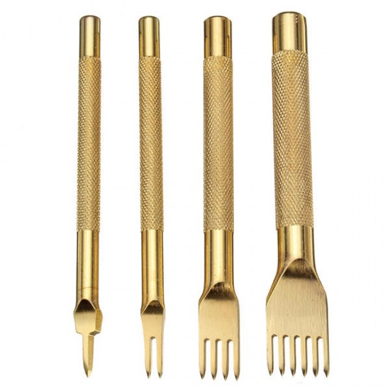 3mm Leather Craft Stitch Diamond Lacing Chisel Punch Tool Set 1/2/4/6 Prong 3mm Leather Craft Stitch Diamond Lacing Chisel Punch Tool Set 1/2/4/6 Prong