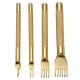 3mm Leather Craft Stitch Diamond Lacing Chisel Punch Tool Set 1/2/4/6 Prong 3mm Leather Craft Stitch Diamond Lacing Chisel Punch Tool Set 1/2/4/6 Prong