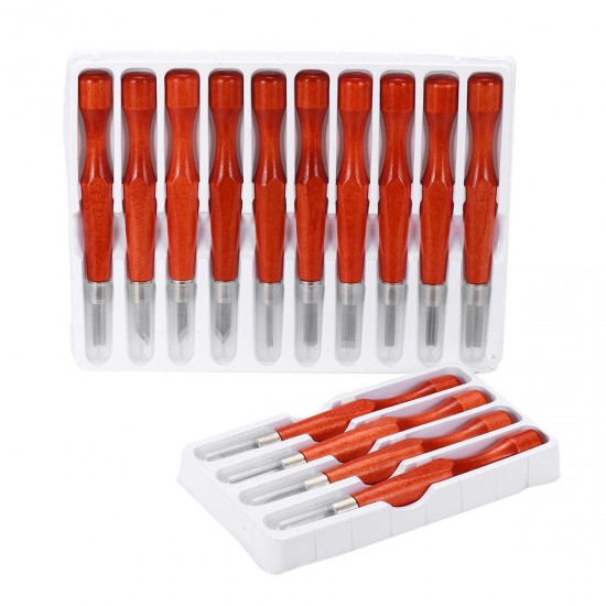 4/10pcs Birch Olive Carving Woodworking DIY Hand Engrave Chisel Woodcut Blade 4/10pcs Birch Olive Carving Woodworking DIY Hand Engrave Chisel Woodcut Blade