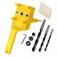 41Pcs Quick Wood Doweling Jig ABS Plastic Handheld Pocket Hole Jig System 6/8/10mm Drill Bit Hole Puncher for Carpentry Dowel Joints 41Pcs Quick Wood Doweling Jig ABS Plastic Handheld Pocket Hole Jig System 6/8/10mm Drill Bit Hole Puncher for Carpentry Dowel Joints