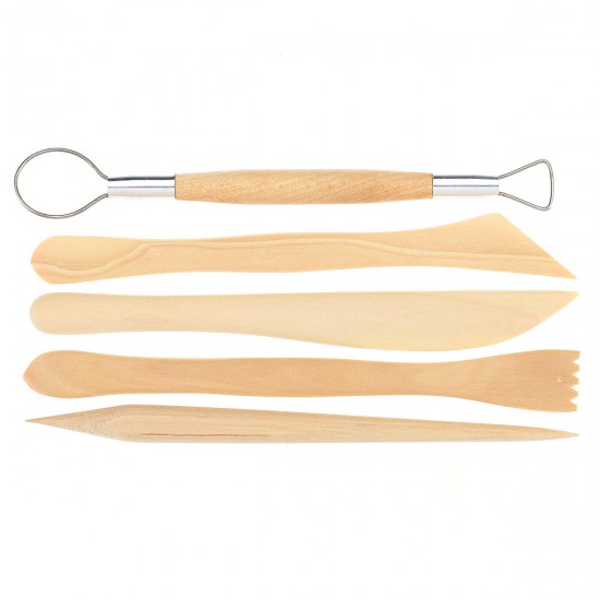 42Pcs Wooden Clay Sculpting Tools Pottery Carving Tool Set Modeling Craft Hobby 42Pcs Wooden Clay Sculpting Tools Pottery Carving Tool Set Modeling Craft Hobby