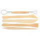 42Pcs Wooden Clay Sculpting Tools Pottery Carving Tool Set Modeling Craft Hobby 42Pcs Wooden Clay Sculpting Tools Pottery Carving Tool Set Modeling Craft Hobby
