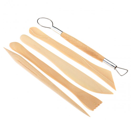 42Pcs Wooden Clay Sculpting Tools Pottery Carving Tool Set Modeling Craft Hobby 42Pcs Wooden Clay Sculpting Tools Pottery Carving Tool Set Modeling Craft Hobby