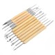 42Pcs Wooden Clay Sculpting Tools Pottery Carving Tool Set Modeling Craft Hobby 42Pcs Wooden Clay Sculpting Tools Pottery Carving Tool Set Modeling Craft Hobby