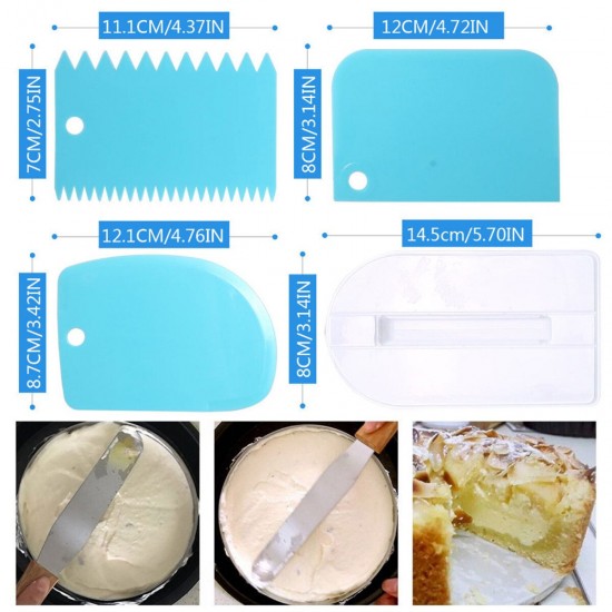 45Pcs/Set Cake Turntable Rotating Rack Knife Pastry Nozzle Decor DIY Baking Tool 45Pcs/Set Cake Turntable Rotating Rack Knife Pastry Nozzle Decor DIY Baking Tool