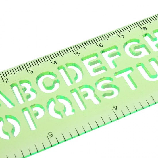 4Pcs Candy Color Cute Art Graphics Symbols Drawing Template Ruler 15CM 4Pcs Candy Color Cute Art Graphics Symbols Drawing Template Ruler 15CM