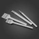 4pcs 1/2/4/6 Prong Diamond Chisel Hole Punch Leather Craft DIY Tool 4pcs 1/2/4/6 Prong Diamond Chisel Hole Punch Leather Craft DIY Tool