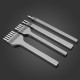 4pcs 1/2/4/6 Prong Diamond Chisel Hole Punch Leather Craft DIY Tool 4pcs 1/2/4/6 Prong Diamond Chisel Hole Punch Leather Craft DIY Tool
