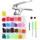 500Pcs T5 Snap Button Fastener Hand Pressure Pliers Tool + Screwdriver 500Pcs T5 Snap Button Fastener Hand Pressure Pliers Tool + Screwdriver