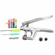 500Pcs T5 Snap Button Fastener Hand Pressure Pliers Tool + Screwdriver 500Pcs T5 Snap Button Fastener Hand Pressure Pliers Tool + Screwdriver