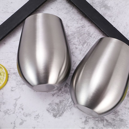500ml Stainless Steel Beeer Cup Winee Tumbler Large Beeer Mug Cocktail Winee Eegg Shaped Big Cool Metal Cup Outdoor Drinkware Tool 500ml Stainless Steel Beeer Cup Winee Tumbler Large Beeer Mug Cocktail Winee Eegg Shaped Big Cool Metal Cup Outdoor Drinkware Tool